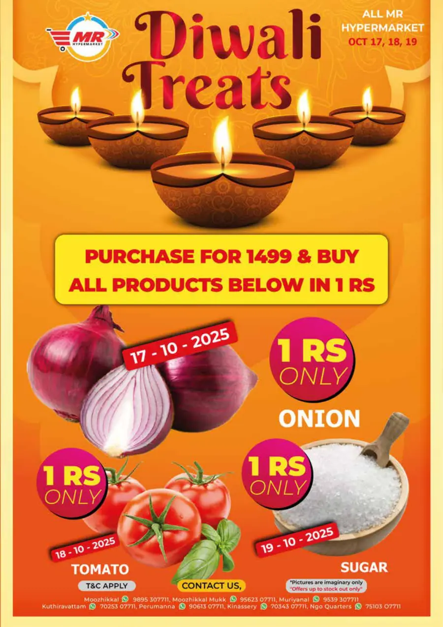 Diwali offers In MR Hypermarket Calicut